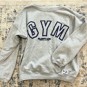 SLOPPY JOE GYM SWEATSHIRT - Grey Marl